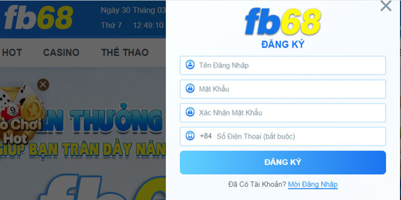 Hướng dẫn truy cập FB68 siêu nhanh chóng 